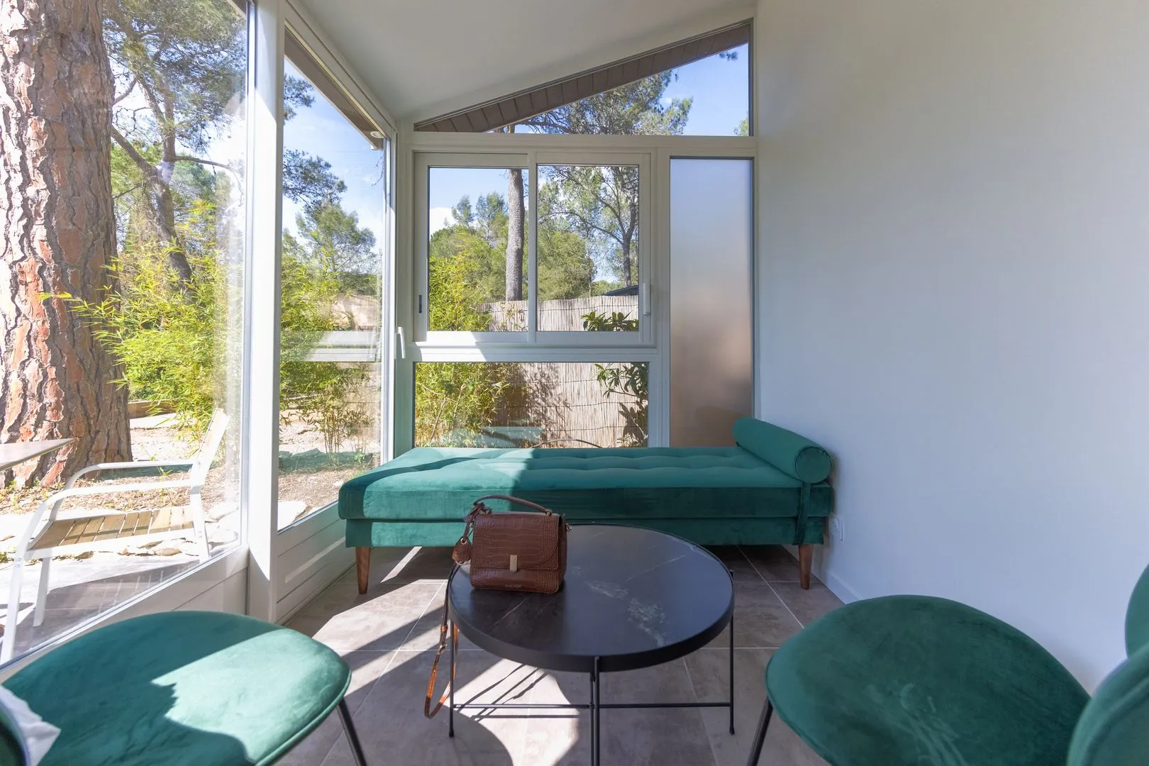 A Villa Vicha chalet among pine trees